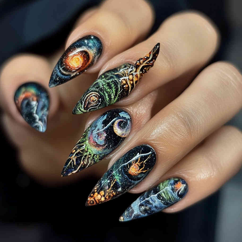 Intricate Nail Art