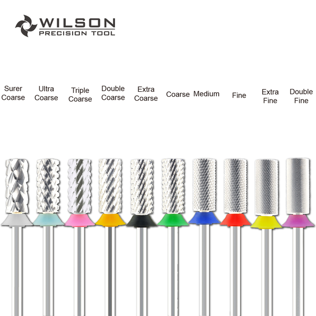 WILSON Small Barrel Bits-Nail drill bits Remove gel carbide Manicure tool Nail accessories Hot sale