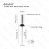 WILSON Small Barrel Smooth Top Bits-Nail drill bits Remove gel carbide Manicure tool Nail accessories