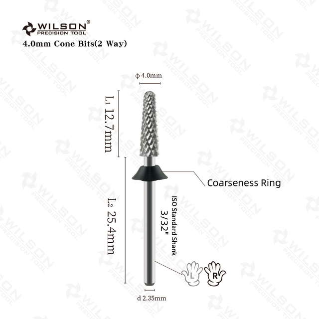 WILSON Cone Bit}-Nail drill bits Remove gel carbide Manicure tool Manicure tool Hot sale