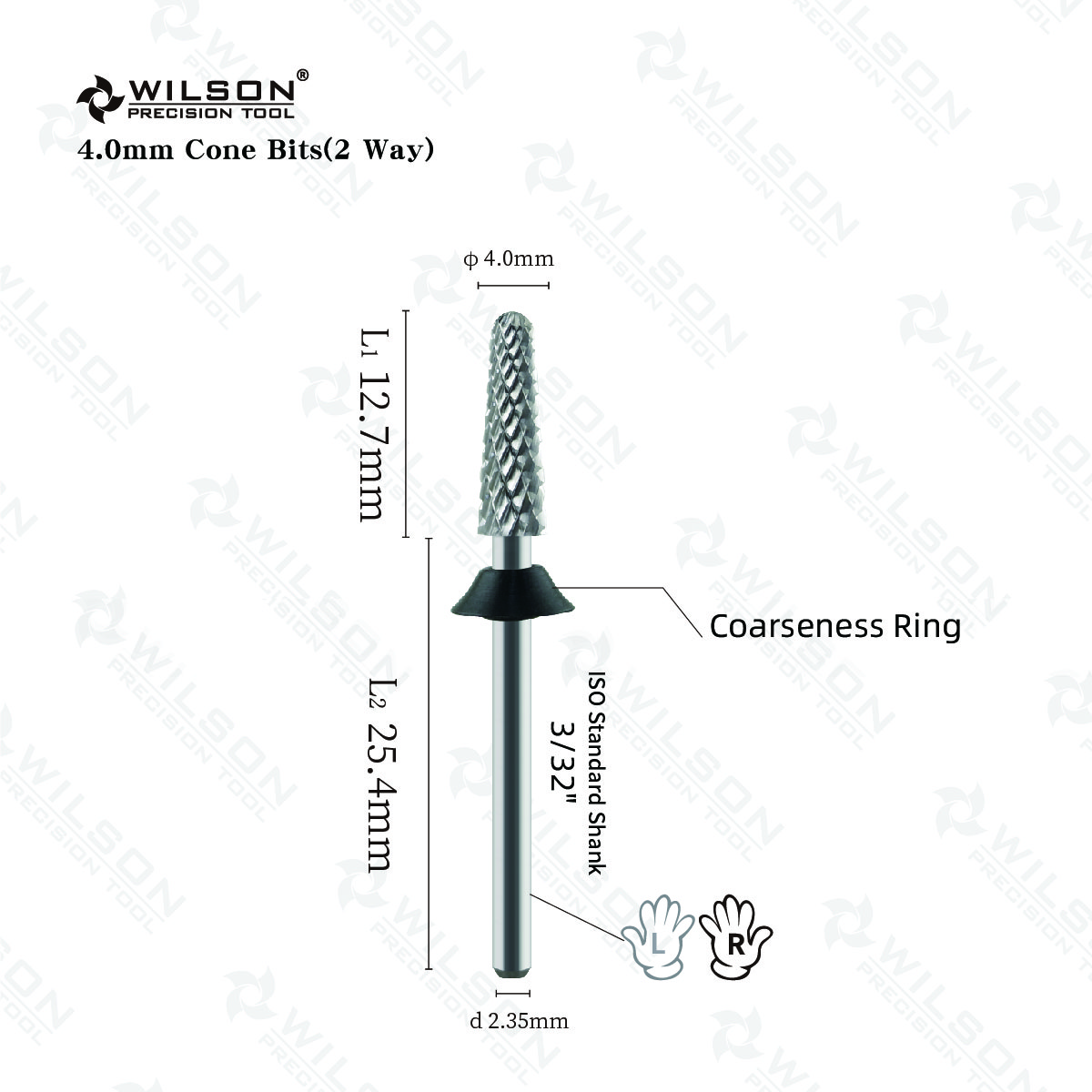 WILSON Cone Bit}-Nail drill bits Remove gel carbide Manicure tool Manicure tool Hot sale