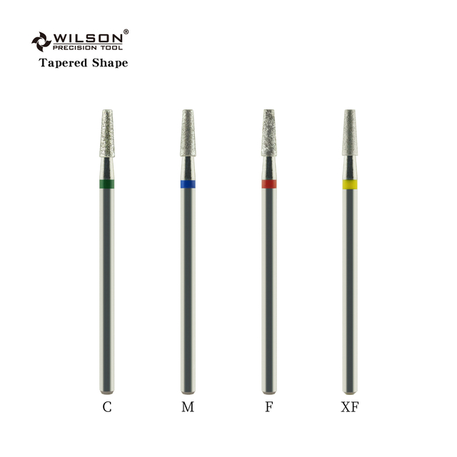 Tapered Shape Carbide Nail Surface Cleaner Nail Shaping Tool with 7mm Flute Length Various Grits Customized Logo Available--Remove the Cuticle