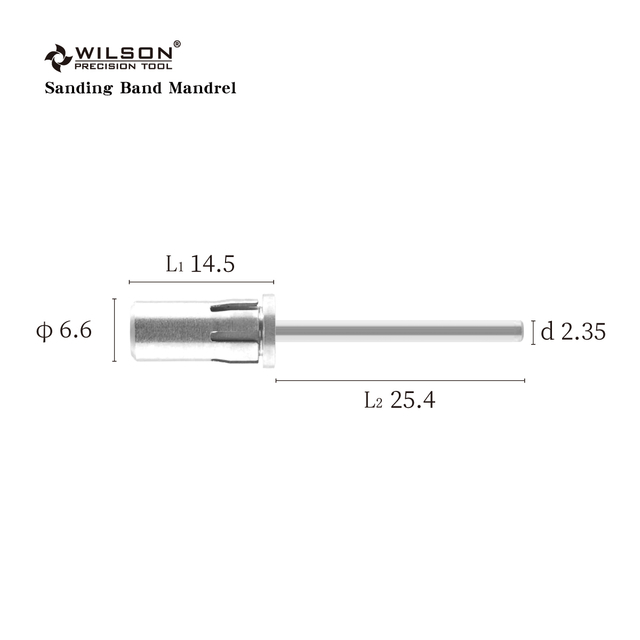  6.6mm Sanding Band Mandrel Colorful high quality stainless steel nail drill bit Barrel shape Madicure bits