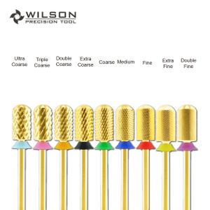 WILSON Large Barrel Smooth Top Bits Nail drill bits Remove gel carbide Manicure tool Nail accessories 