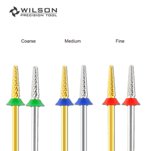 WILSON Small Cone Bits Well Sun Portable Nail Bur Professional Manicure Tools all in 1 Carbide nail bit