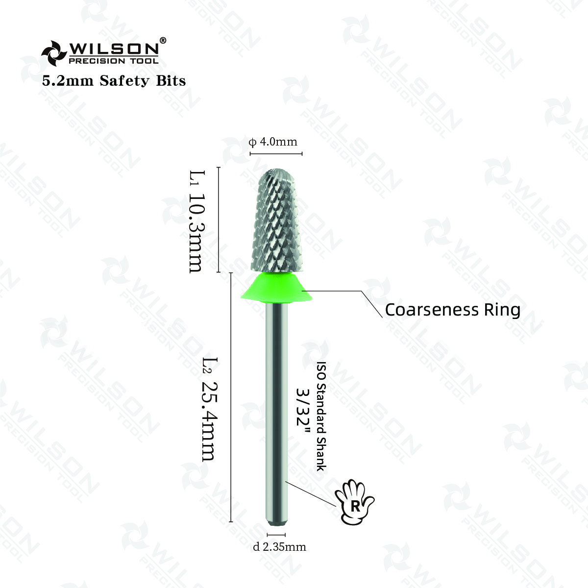  5.2 Safety Bits broca de seguridad para uñas, herramienta de manicura de carburo de gel, gran oferta, envío gratis