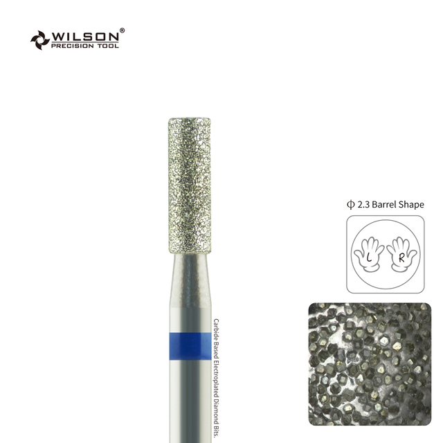 Barrel Shape nail bit Professional Tools for Cleaning Cuticle diamond nail bits No reviews yet--To lift the eponychium and clean underneath the nail