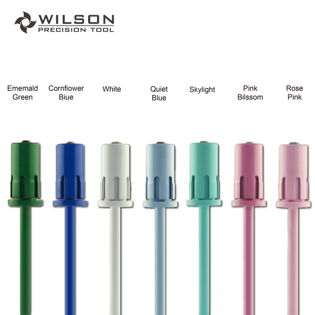  6.6mm Sanding Band Mandrel Colorful high quality stainless steel nail drill bit Barrel shape Madicure bits