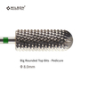 Big Rounded Top Bits - Pedicure Uncoated Professional nail bur New Style well sun hard gel removal carbide nail bit