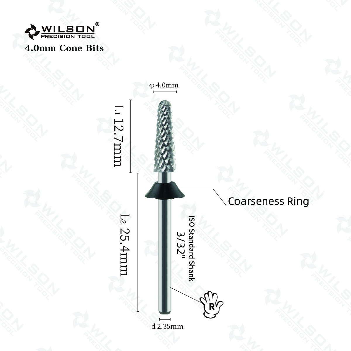 WILSON Cone Bit}-Nail drill bits Remove gel carbide Manicure tool Manicure tool Hot sale