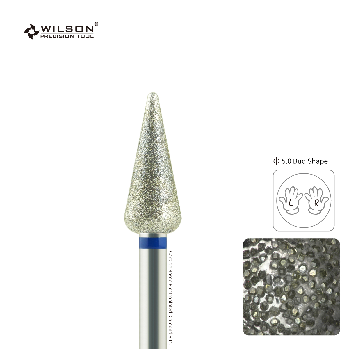 Bud Shape nail bit drill High Quality nail drill bits Wholesale Cuticle Clean diamond nail bits--To open up the eponychium