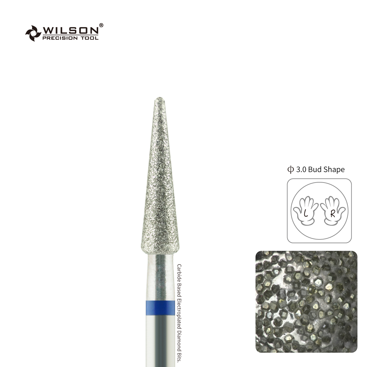 Bud Shape nail bit drill High Quality nail drill bits Wholesale Cuticle Clean diamond nail bits--To open up the eponychium