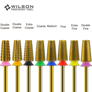 WILSON 5 in 1 Straight 2 Way Nail Bur user-friendly Nail Drill Bit Popular Polishing Carbide Nail Bit