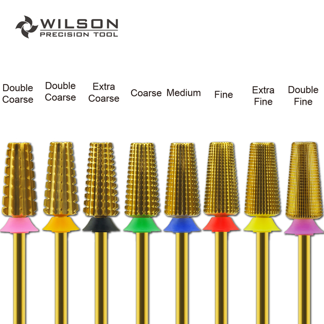 WILSON 5 in 1 Straight 2 Way Nail Bur user-friendly Nail Drill Bit Popular Polishing Carbide Nail Bit