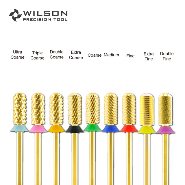 WILSON Small Barrel Smooth Top Bits-Nail drill bits Remove gel carbide Manicure tool Nail accessories Hot sale