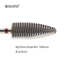 8.0mm Big Flame Shape Bits - Pedicure Manicure Machine nail bit drill Popular Styles ceramic nail drill bit set