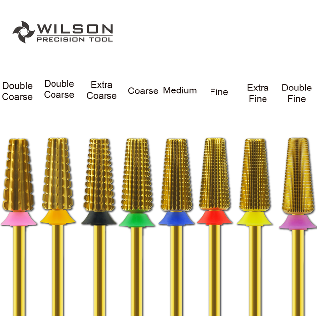 WILSON 5 in 1 Straight 2 Way Nail Bur user-friendly Nail Drill Bit Popular Polishing Carbide Nail Bit