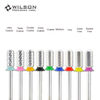 WILSON Small Barrel Smooth Top Bits-Nail drill bits Remove gel carbide Manicure tool Nail accessories