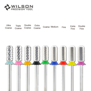 WILSON Small Barrel Smooth Top Bits-Nail drill bits Remove gel carbide Manicure tool Nail accessories