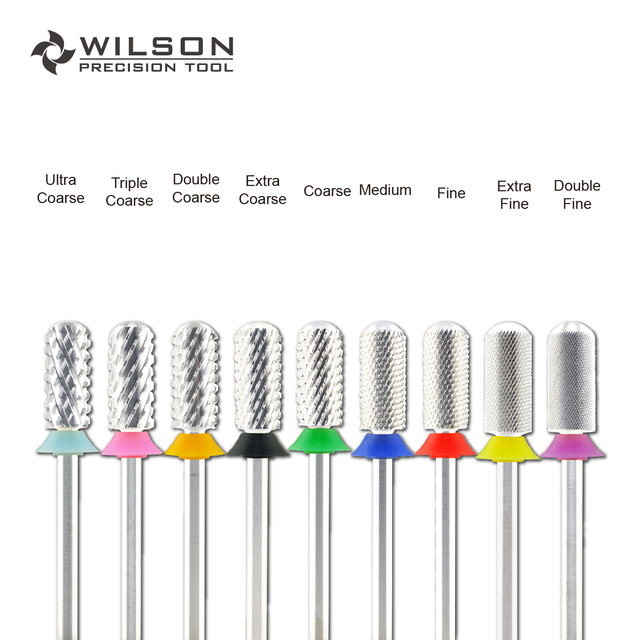 WILSON Small Barrel Smooth Top Bits-Nail drill bits Remove gel carbide Manicure tool Nail accessories