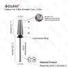 WILSON 5 in 1 Straight 2 Way Nail Bur user-friendly Nail Drill Bit Popular Polishing Carbide Nail Bit