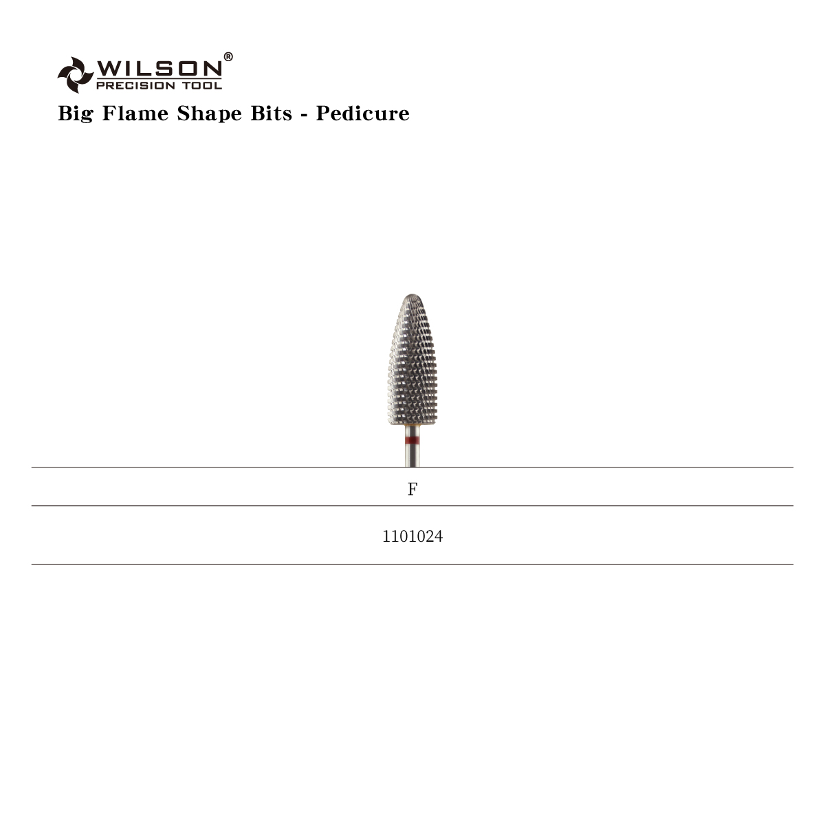 8.0mm Big Flame Shape Bits - Pedicure Manicure Machine nail bit drill Popular Styles ceramic nail drill bit set