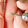 Hollow Cutter Toothed Bits - Pedicure Uncoated Callus Treatment nail bit Multiple Vibration carbide nail bit