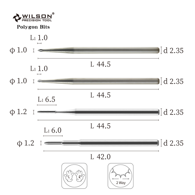  Solid Carbide Polygon Nail drill bits Remove gel carbide Manicure tool Manicure tool Hot sale 