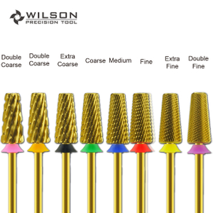 WILSON 5 in 1 Cross Cut Nail drill bits nail tools nail lathe strawberries Manicurenail lathe strawberries