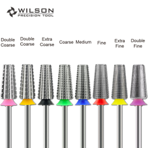 WILSON 5 in 1 Straight 2 Way Nail Bur user-friendly Nail Drill Bit Popular Polishing Carbide Nail Bit