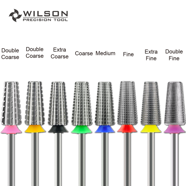 WILSON 5 in 1 Straight 2 Way Nail Bur user-friendly Nail Drill Bit Popular Polishing Carbide Nail Bit